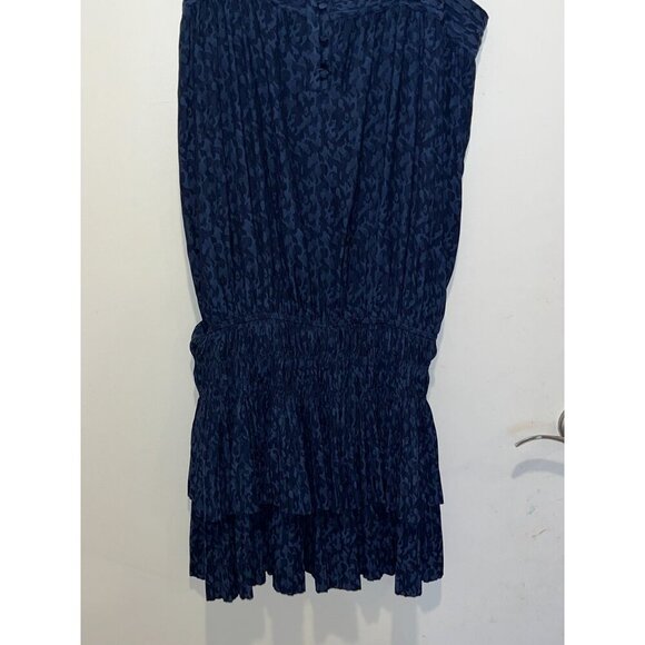 Current Air ANTHROPOLOGIE  Navy Sleeveless  Buttoned Square Neck Mini  Dress S - Picture 4 of 9